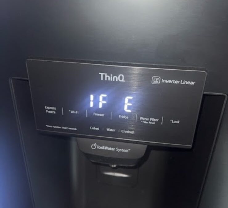 Error IF E, refrigerador LG inverter